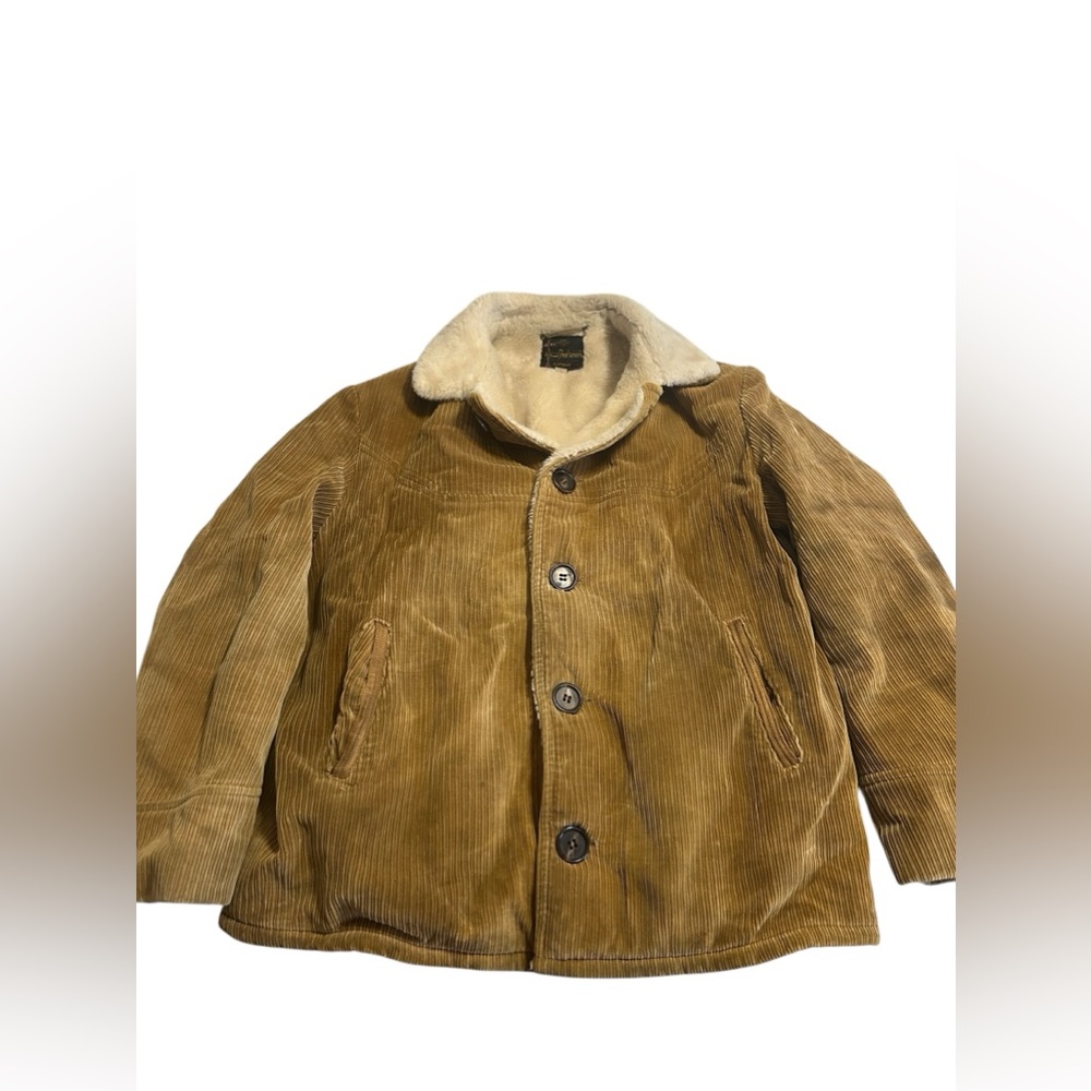Vintage 70s Corduroy Sherpa Coat